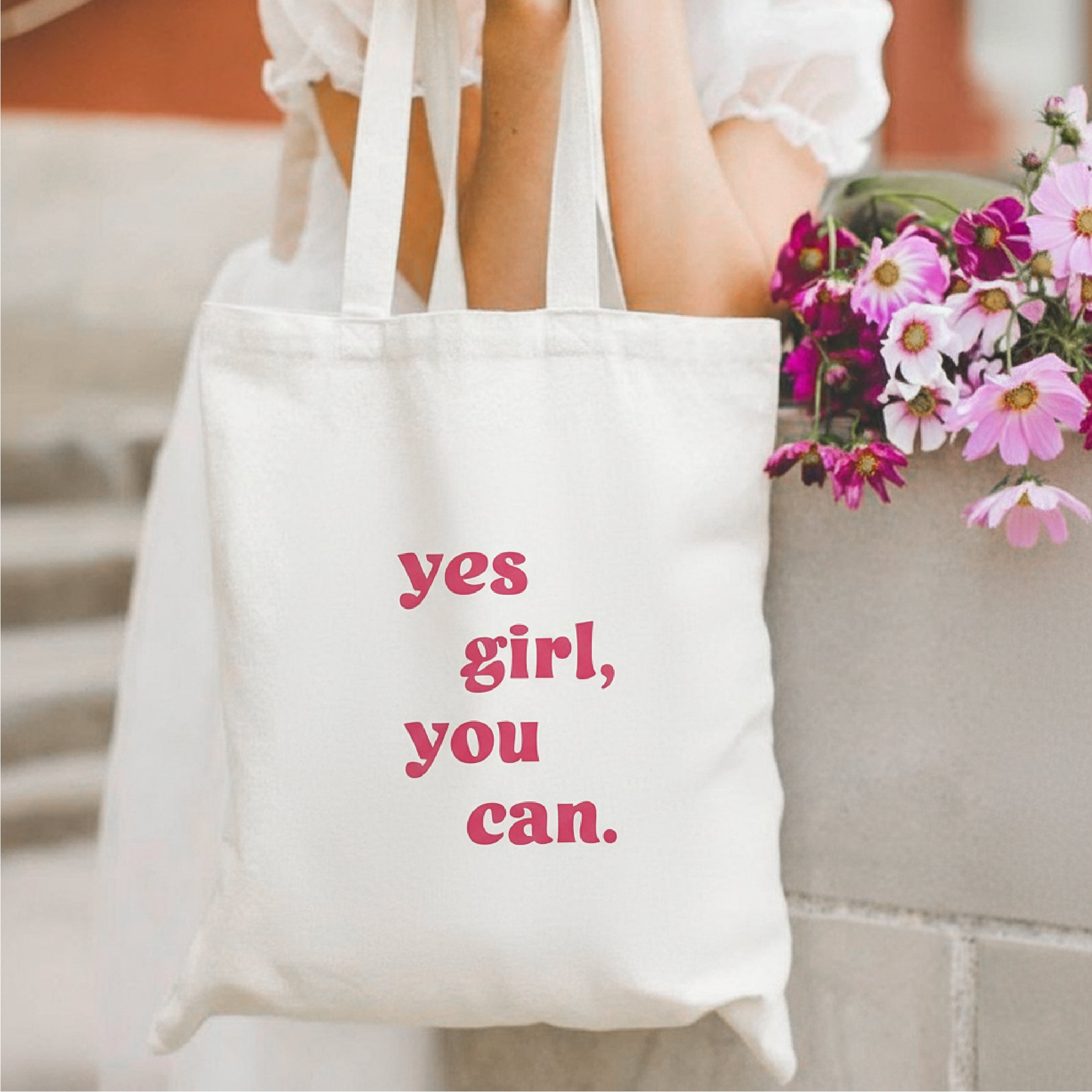 Yes Girl You Can - Tote